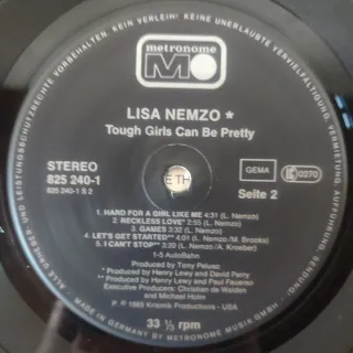 Vinilo Lisa Nemzo - Tough Girls Can Be Pretty