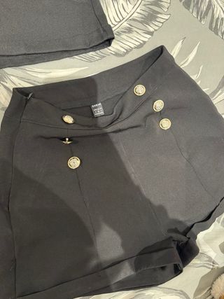 Pantalones cortos negros Shein