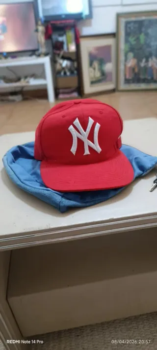 Gorra New Era NY + 2 Cadenas Plata 925