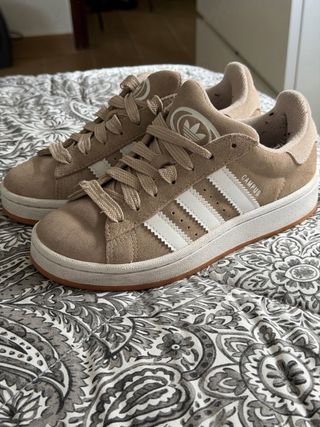 Adidas Campus 35 1/2 bege/branco