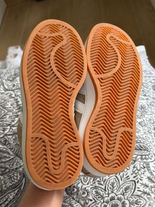 Adidas Campus 35 1/2 bege/branco