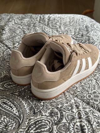 Adidas Campus 35 1/2 bege/branco