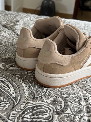 Adidas Campus 35 1/2 bege/branco