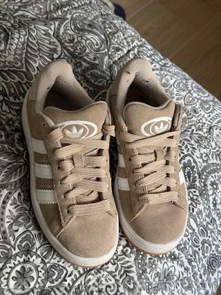 Adidas Campus 35 1/2 bege/branco