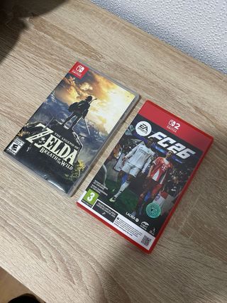 Nintendo Switch + 2 Juegos (Zelda, FIFA 26)