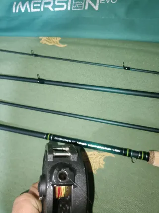 Caña de ninfa JMC con carrete