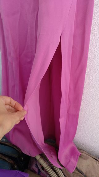 nuevo con etiqueta vestido zara saten