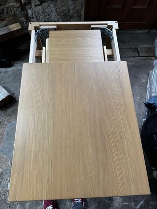 Mesa extensible TOSTAD chapa roble