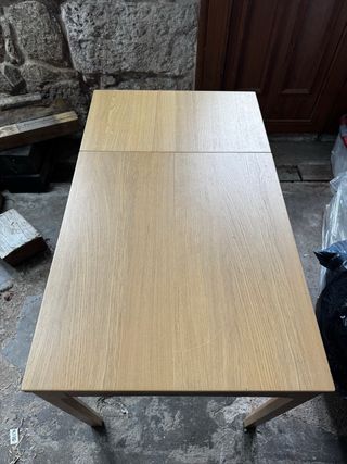 Mesa extensible TOSTAD chapa roble