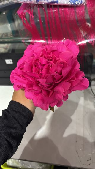 Flor Peonia Maxi Fucsia Flamenca