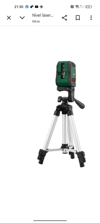 Nivel Láser con Trípode