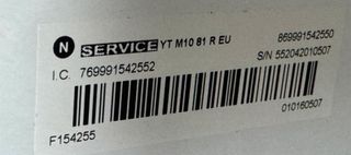 SECADORA INDESIT DE 8 KILOS EN BLANCO