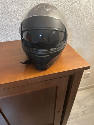 Casco Moto modular Talla XL Negro
