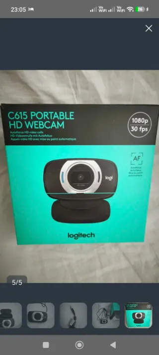 Webcam Logitech HD 1080p