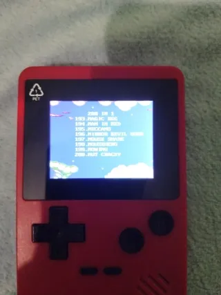 Consola Retro 200 Juegos Roja