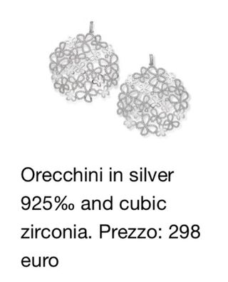 ORECCHINI ARGENTO 925 E ZIRCONI LUMINOSI