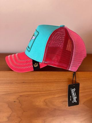 Gorra Hummer Colibrí Rosa y Turquesa