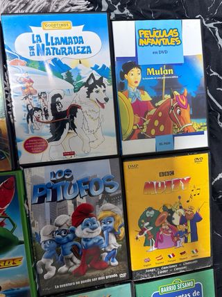Lote 12 Películas DVD Infantiles Variadas