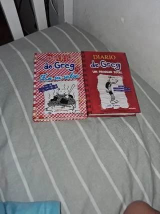 2 libros de el diario de Greg