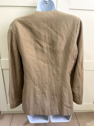 Giacca leggera vintage viscosa beige