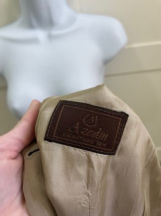 Giacca leggera vintage viscosa beige