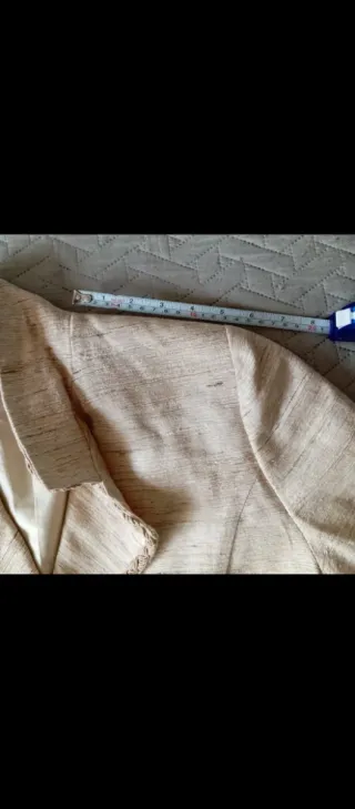 Americana beige mujer