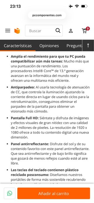 Portátil HP Plata