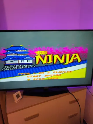 The Ninja Master System PAL ITA Raro completo