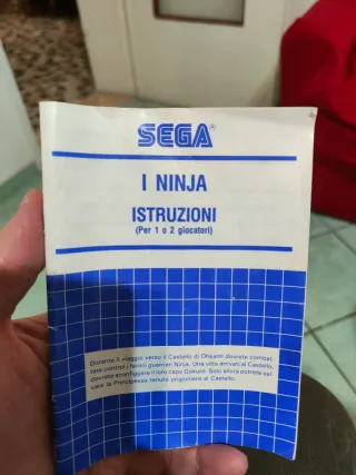 The Ninja Master System PAL ITA Raro completo