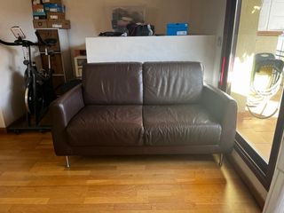 Sofá piel 2 plazas 1,50m