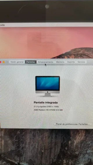 iMac 2012 Plata/Blanco