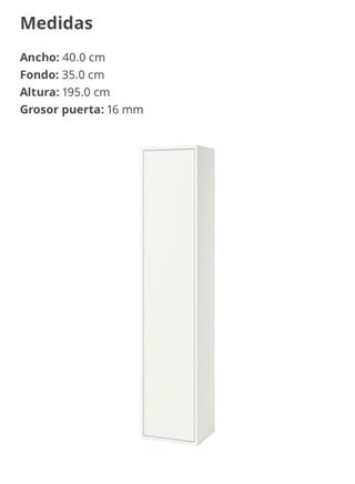 Armario HAVBÄCK Ikea Blanco