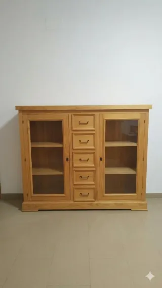 Conjunto Muebles Salón Madera