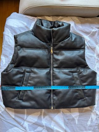 Chaleco acolchado Zara negro