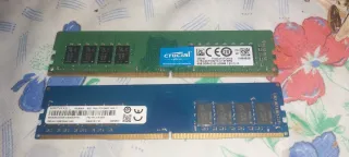 Módulos RAM DDR4 Crucial Ramaxel Samsung 8GB
