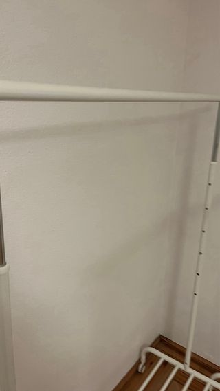 Burro Zapatero Metálico Blanco