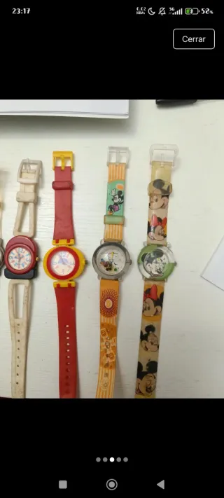 Lote de 5 Relojes Vintage
