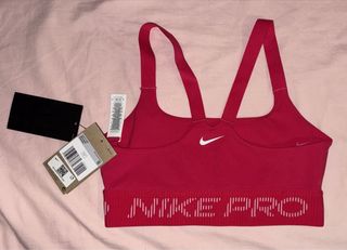 Sujetador deportivo Nike Pro rosa T