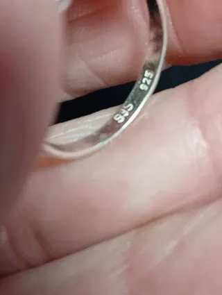 Anillo Plata Ley Piedra peridoto