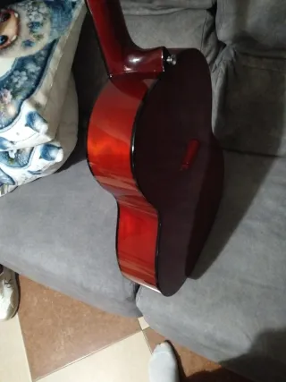 Guitarra flamenca Modesto Malla roja