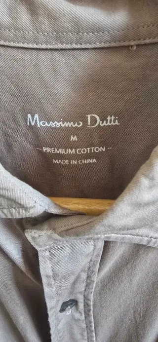 Camisa "Massimo Dutti" Algodón Premium Talla M