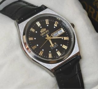 Reloj Orient Automático Negro/Dorado