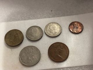 Lote de monedas antiguas