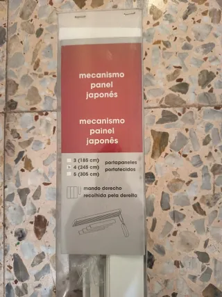 Mecanismo Panel Japonés Blanco