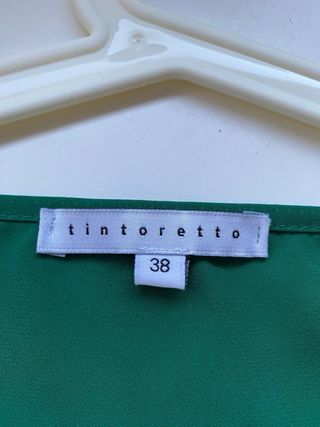 Vestido verde esmeralda Tintoretto Talla 38