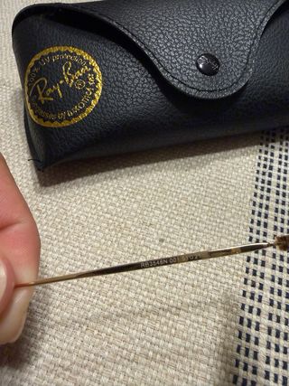 Ray-Ban Hexagonal Gafas de Sol Doradas unisex