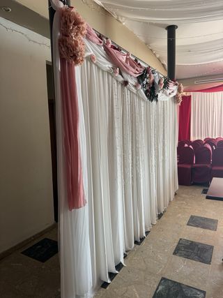 Decoración Salón Fiestas: Telas y Luces