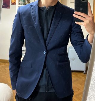 Traje Azul Marino Roberto Bassi Hombre