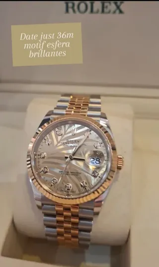 Rolex Datejust 36mm Esfera Brillantes
