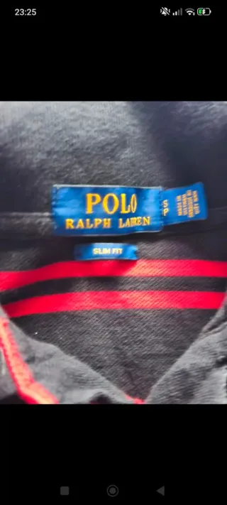 Polo Ralph Lauren Rayas Manga Larga
